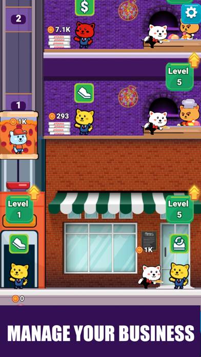 Cat's Pizzeria Tycoon Schermata dell'app #1