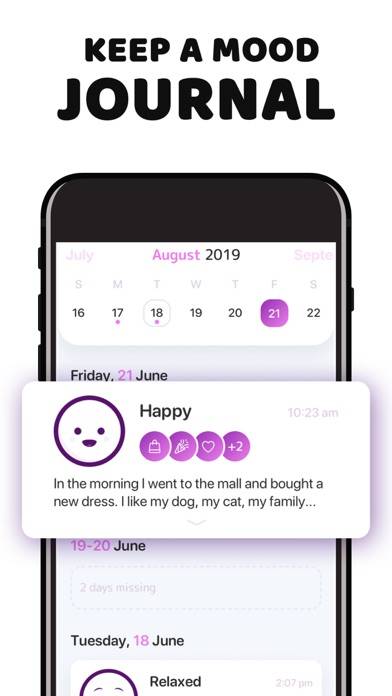 Mood Balance:Self Care Tracker Schermata dell'app #6