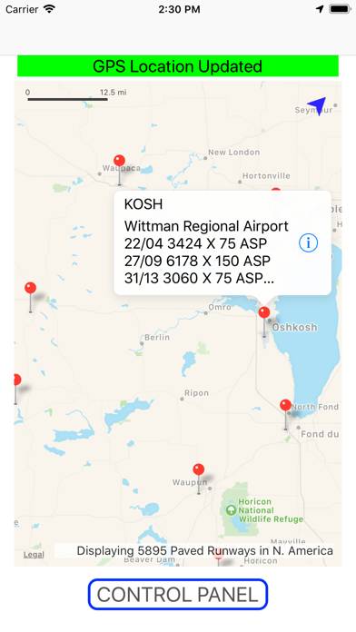 Airport Runway Finder App screenshot