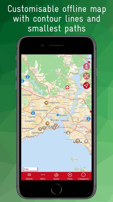 The Istanbul Offline Map Bildschirmfoto
