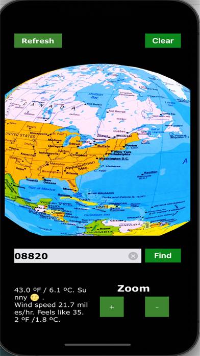 Rotating Globe Captura de pantalla de la aplicación #2