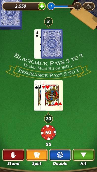Blackjack App skärmdump #3