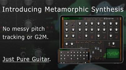 Roxsyn Guitar Synthesizer Captura de pantalla de la aplicación #1