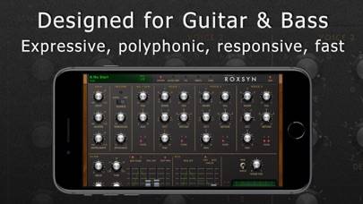 Roxsyn Guitar Synthesizer Captura de pantalla de la aplicación #2