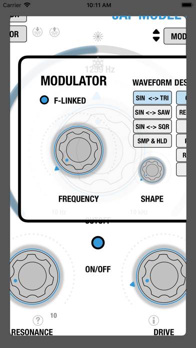 JAF Model One Schermata dell'app