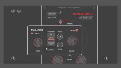 JAF Model One Schermata dell'app