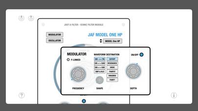 JAF Model One Schermata dell'app