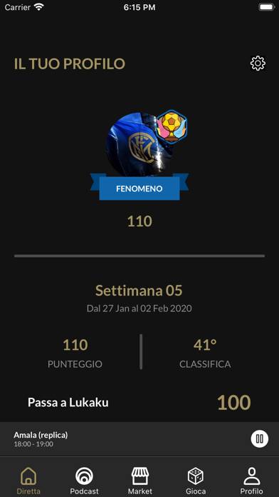 Radio Nerazzurra Schermata dell'app