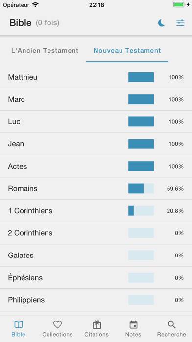 Sainte Bible facile à lire Capture d'écran de l'application