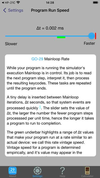 GO-29 SciRPN Captura de pantalla de la aplicación