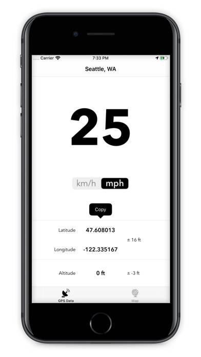 GPS Data App screenshot #1