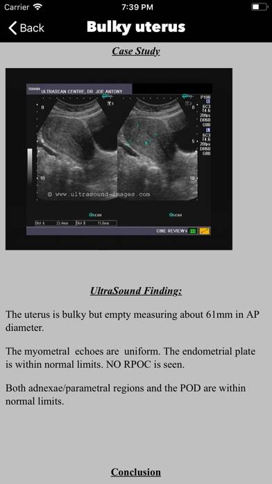 Ultrasound Guide Case Studies Captura de pantalla de la aplicación