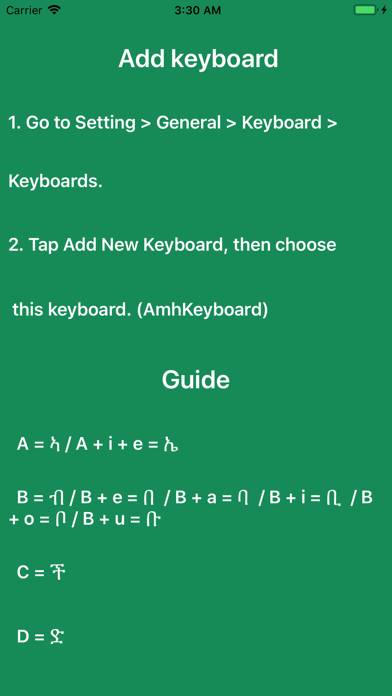 Best Amharic Keyboard App screenshot #1