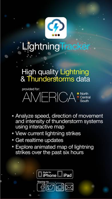 Lightning Tracker App skärmdump #5