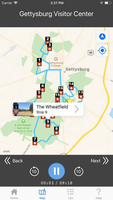 Gettysburg Audio Tour App screenshot #2