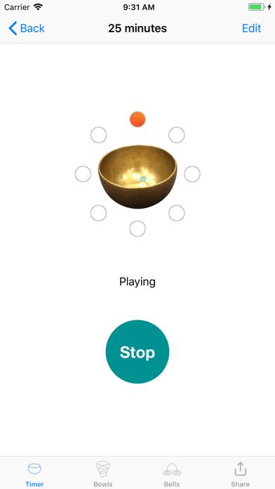 Meditation Timer Plus Captura de pantalla de la aplicación #4