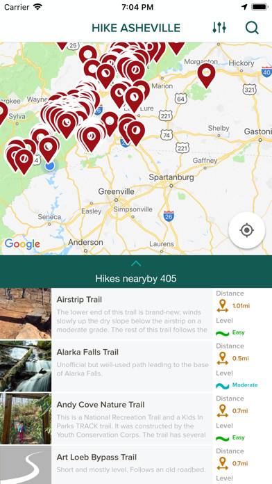 Hike Asheville App screenshot #2
