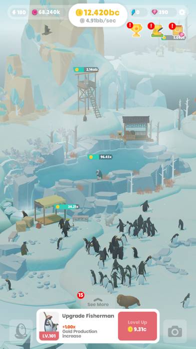 Penguin Isle Captura de pantalla de la aplicación #2