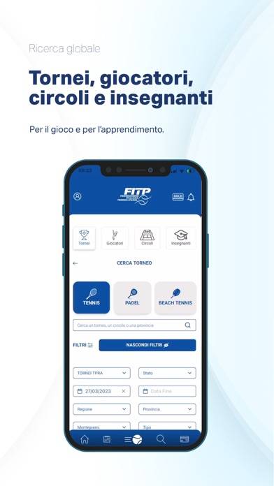 MyFITP Schermata dell'app
