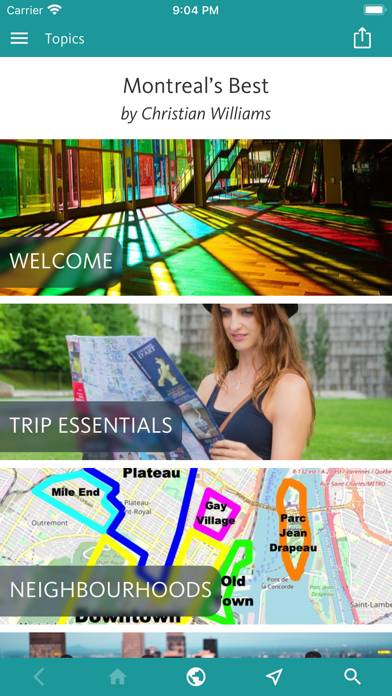 Montreal's Best: Travel Guide App-Screenshot #1
