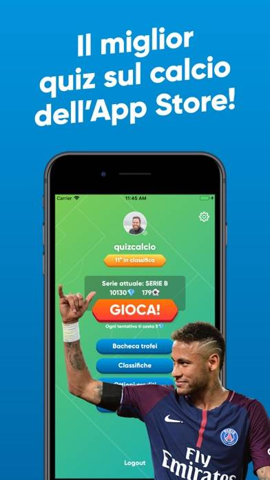 Top Quiz Calcio App screenshot #1