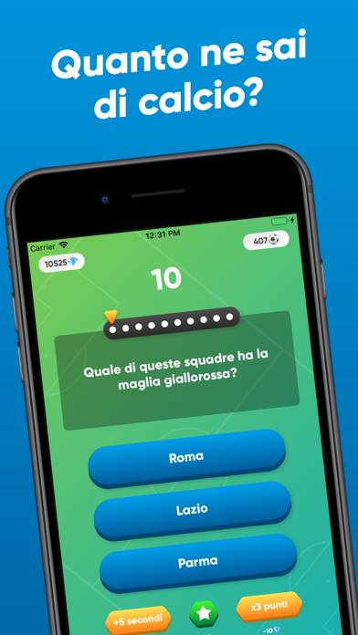 Top Quiz Calcio App screenshot #2