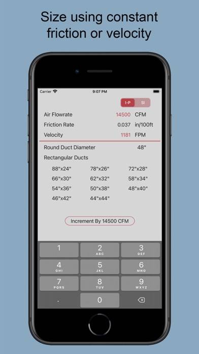 Ductulator Duct Sizing App screenshot #3