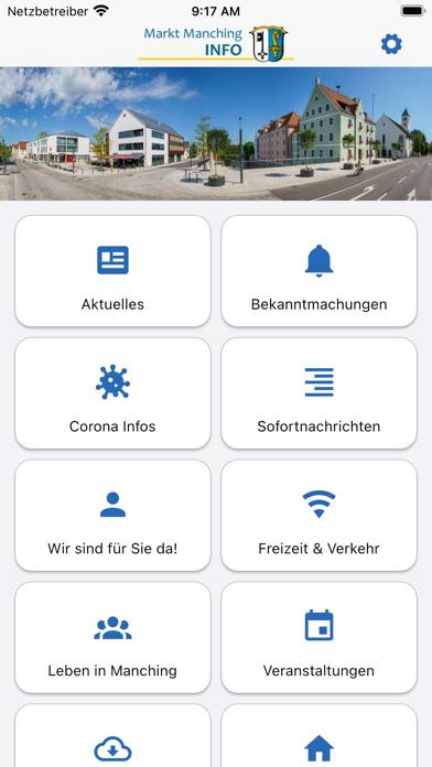 Markt Manching INFO App-Screenshot #1