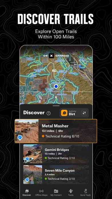 OnX Offroad: Trail Maps & GPS App screenshot