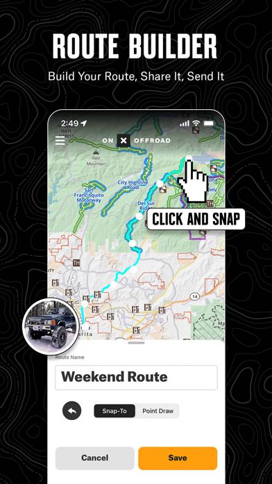 OnX Offroad: Trail Maps & GPS App screenshot