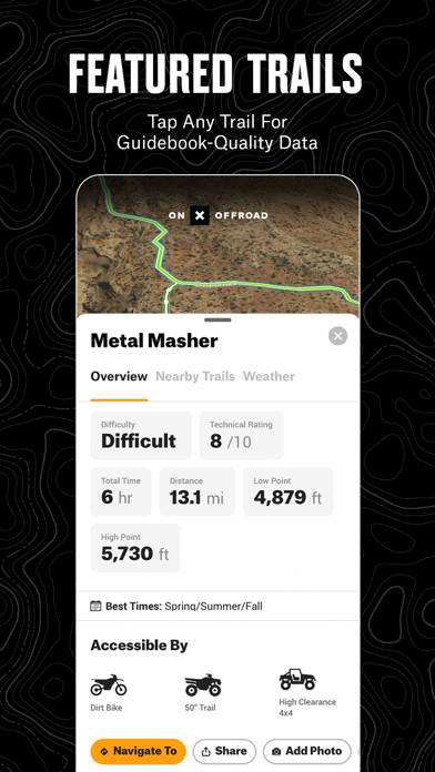 OnX Offroad: Trail Maps & GPS App screenshot