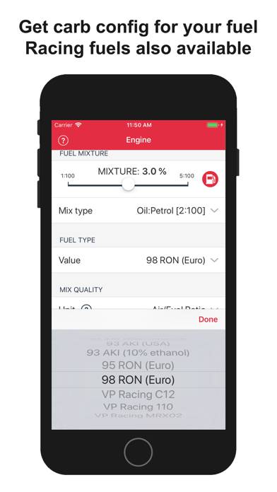 Jetting for Honda CR 2T Moto App screenshot #4