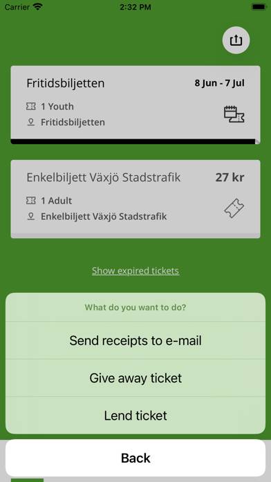 Länstrafiken Kronoberg App screenshot #3