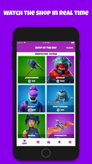 Shop Of The Day for Fortnite App screenshot #1