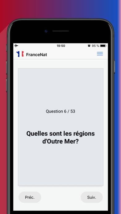 France Naturalisation Capture d'écran de l'application