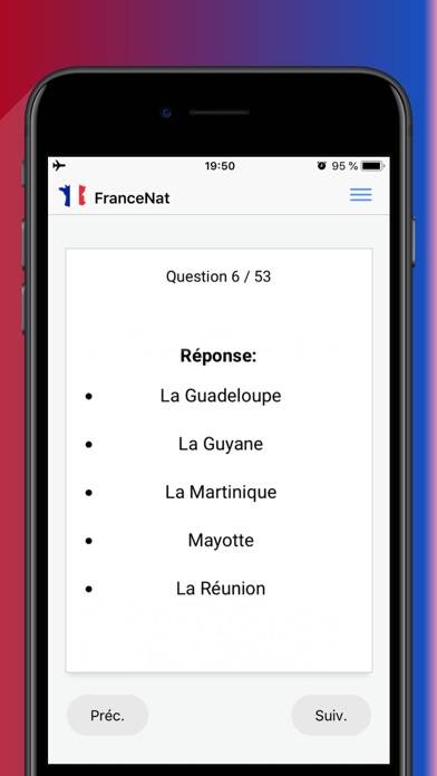 France Naturalisation Capture d'écran de l'application