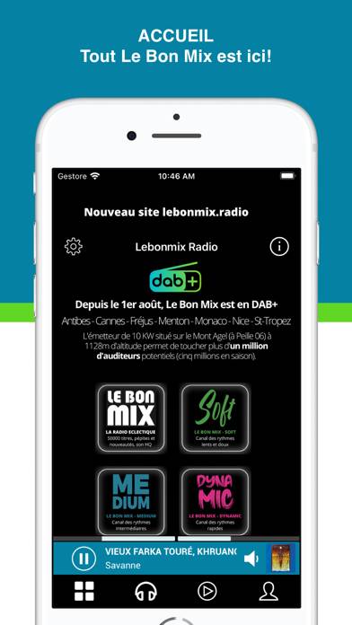 Lebonmix Radio Capture d'écran de l'application #2