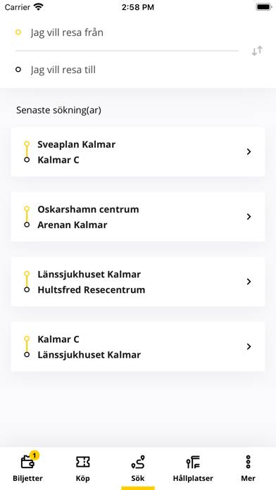 Kalmar länstrafik App screenshot #3