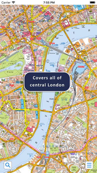 Central London A-Z Map 19 Schermata dell'app #2