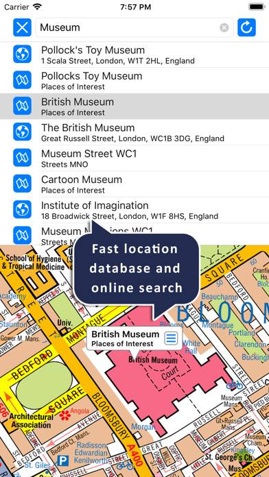 Central London A-Z Map 19 Schermata dell'app #4