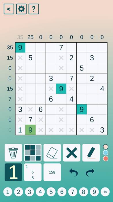 Sandwich Sudoku App skärmdump #3