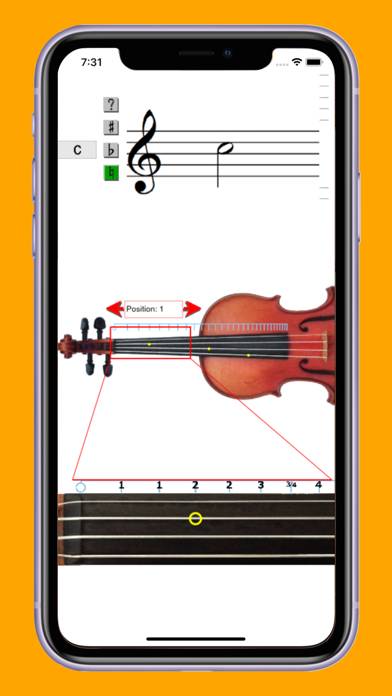 Violin Note Finder Capture d'écran de l'application #2