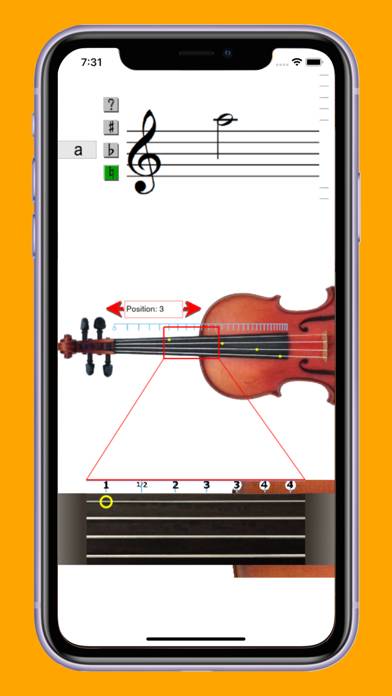 Violin Note Finder Capture d'écran de l'application #3