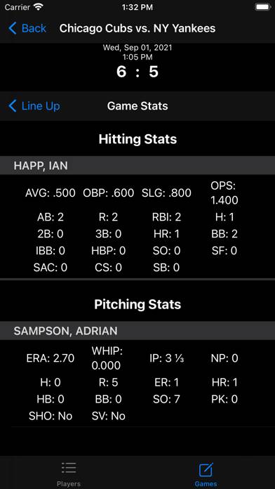 Baseball Stats Pro 365 App screenshot #4