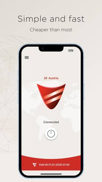 Red Shield VPN App screenshot #1