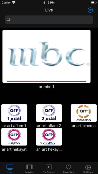 IProTV for iPtv & m3u content Captura de pantalla de la aplicación #5