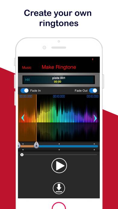 Ringtones: Music Maker&Editor Capture d'écran de l'application #3