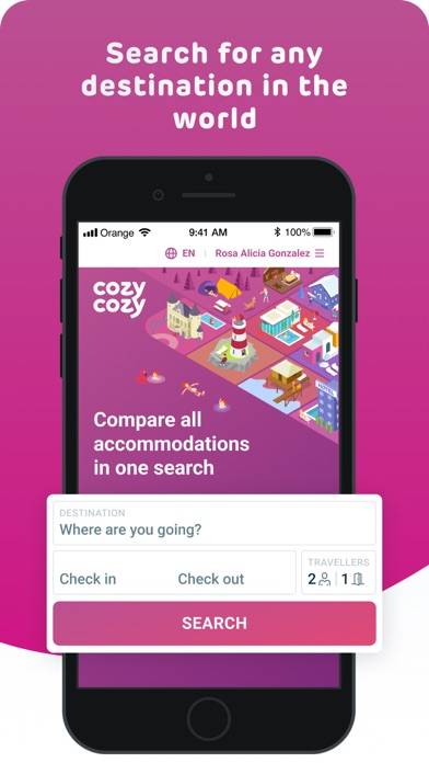 Cozycozy, ALL Accommodations Captura de pantalla de la aplicación #1