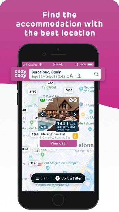 Cozycozy, ALL Accommodations Captura de pantalla de la aplicación #3
