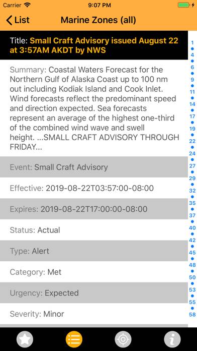 NOAA Alerts Weather PRO App screenshot #2